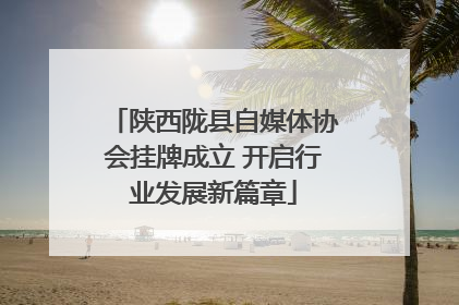 陕西陇县自媒体协会挂牌成立 开启行业发展新篇章