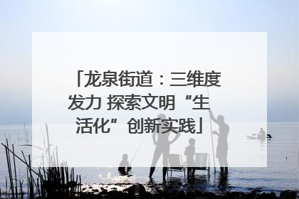 龙泉街道：三维度发力 探索文明“生活化”创新实践