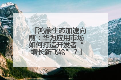 鸿蒙生态加速向前：华为应用市场如何打造开发者“增长新飞轮”？