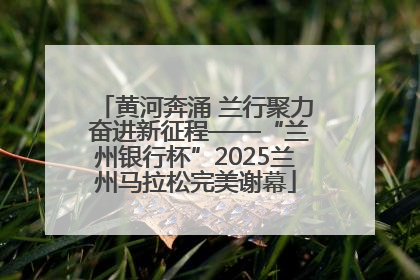 黄河奔涌 兰行聚力 奋进新征程——“兰州银行杯”2025兰州马拉松完美谢幕