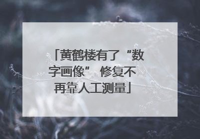 黄鹤楼有了“数字画像” 修复不再靠人工测量