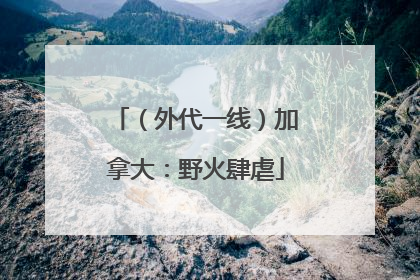 （外代一线）加拿大：野火肆虐
