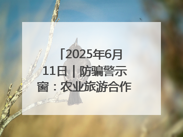 2025年6月11日｜防骗警示窗：农业旅游合作社以高息设局，集资380万