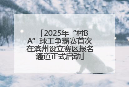 2025年“村BA”球王争霸赛首次在滨州设立赛区报名通道正式启动