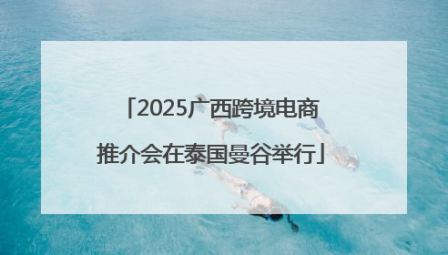2025广西跨境电商推介会在泰国曼谷举行