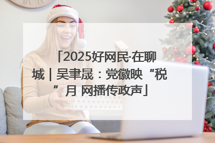 2025好网民·在聊城｜吴聿晟：党徽映“税”月 网播传政声